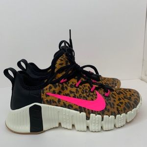 Nike Free Metcon 3 Leopard Print Training Shoes Women’s Size 6